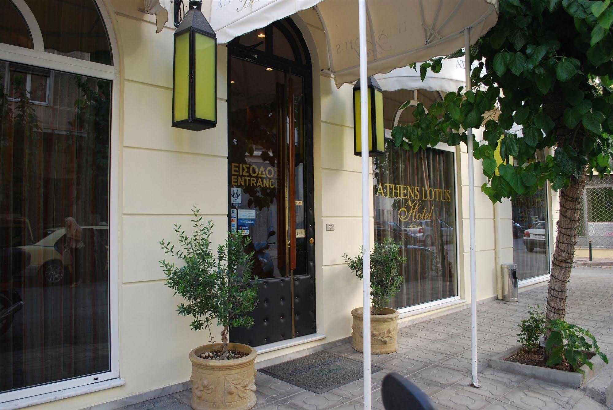 Athens Lotus Hotel Exteriör bild