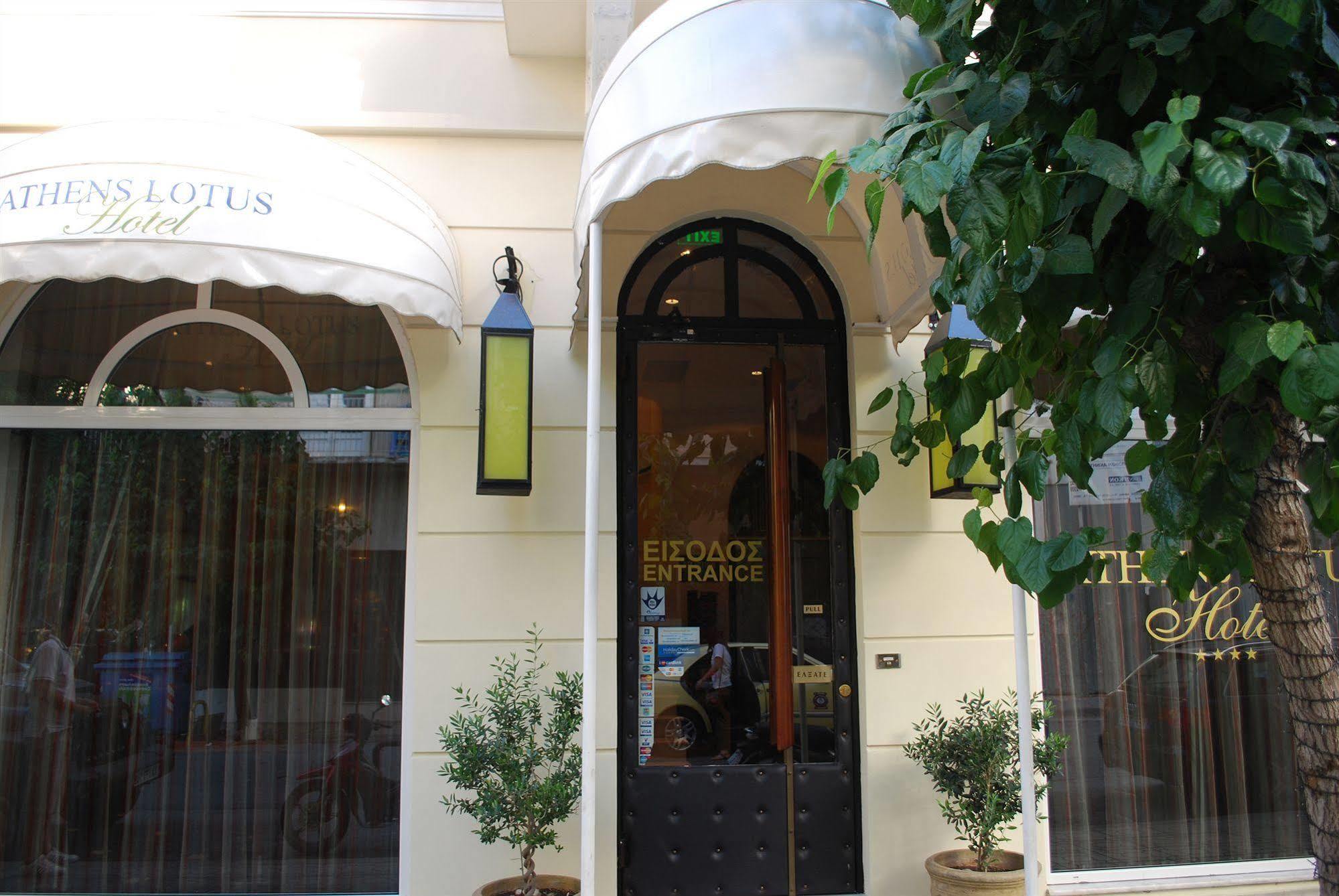 Athens Lotus Hotel Exteriör bild